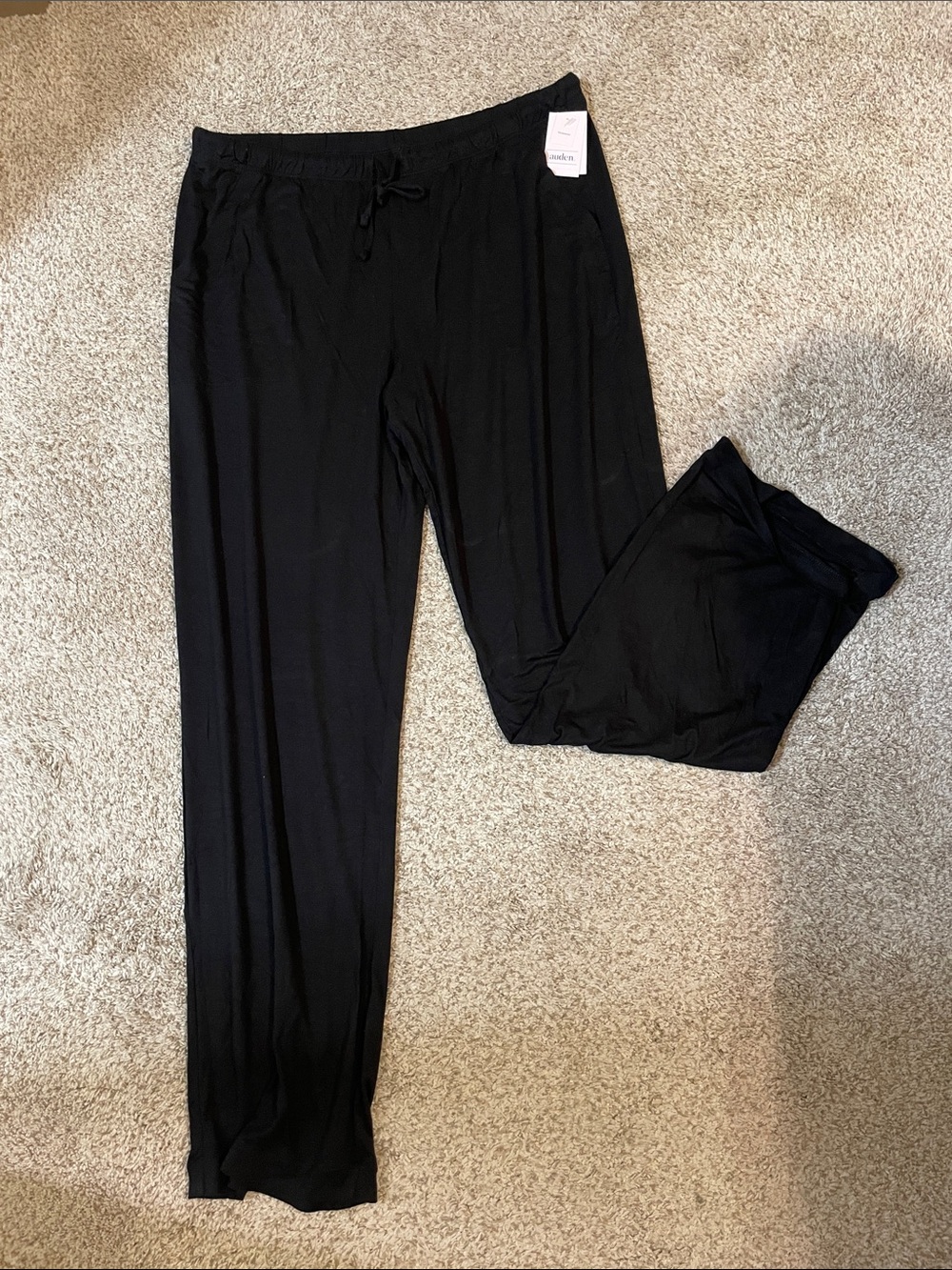 NWT Auden soft black pajama pants